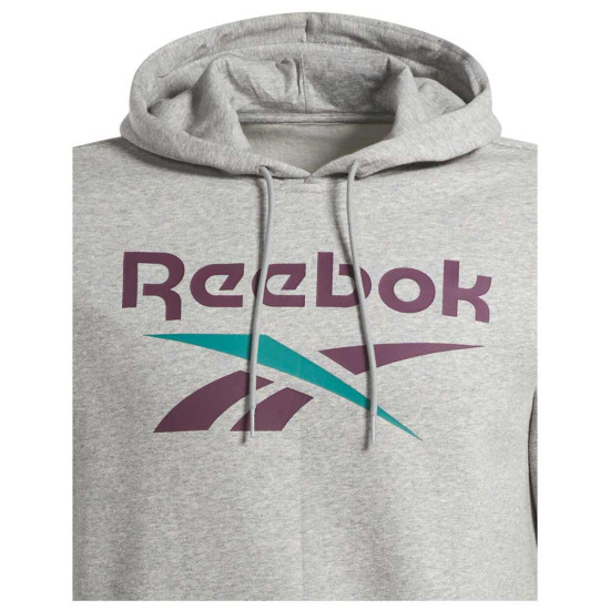 Reebok Ανδρικό φούτερ Identity Fleece Stacked Logo Fleece Pullover Hoodie Reebok Ανδρικό φούτερ Identity Fleece Stacked Logo Fleece Pullover Hoodie